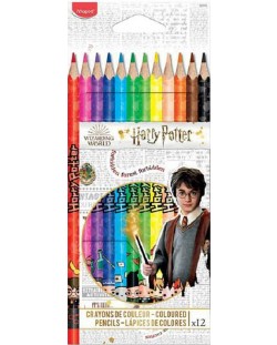 Цветни моливи Maped Harry Potter - 12 цвята 